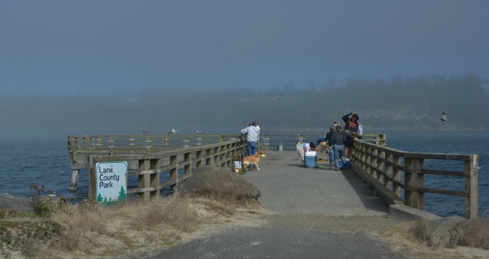 crab dock on the south jetty